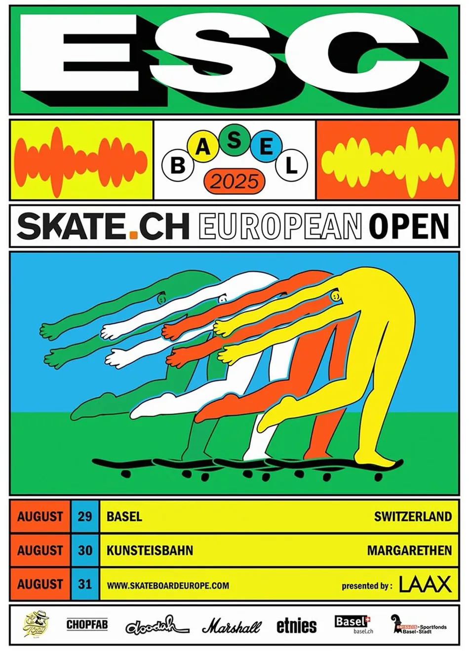 ESC Basel Skateboard doodah Partner