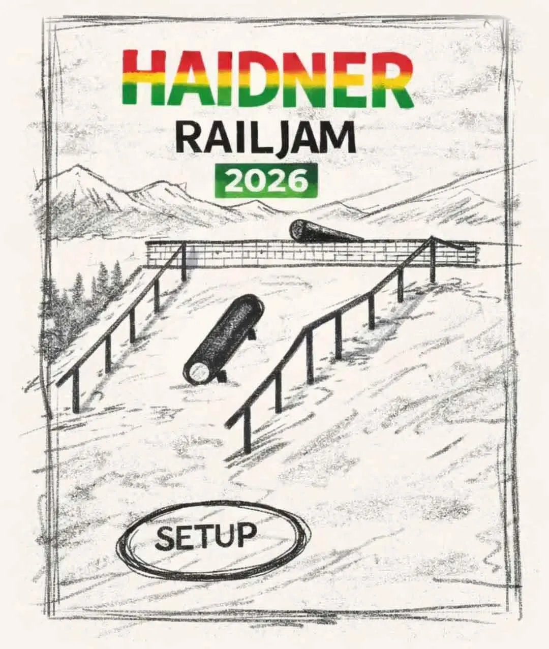 doodah Haidner Railjam 2026 Lenzerheide Snowboard 