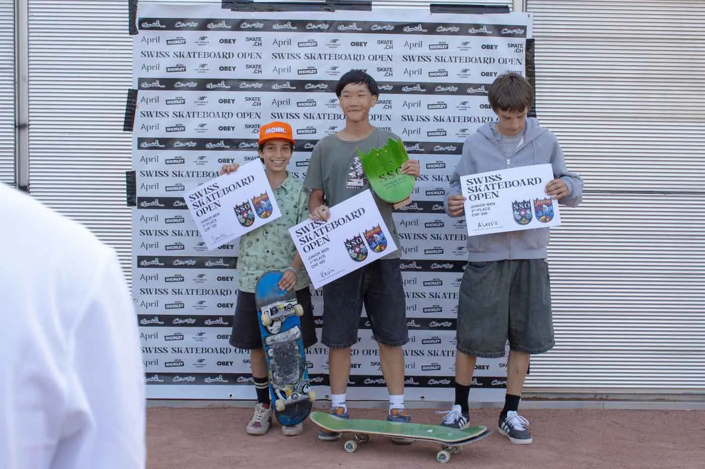 Swiss Skateboard Open Geneva 2025 Winners Men Junior