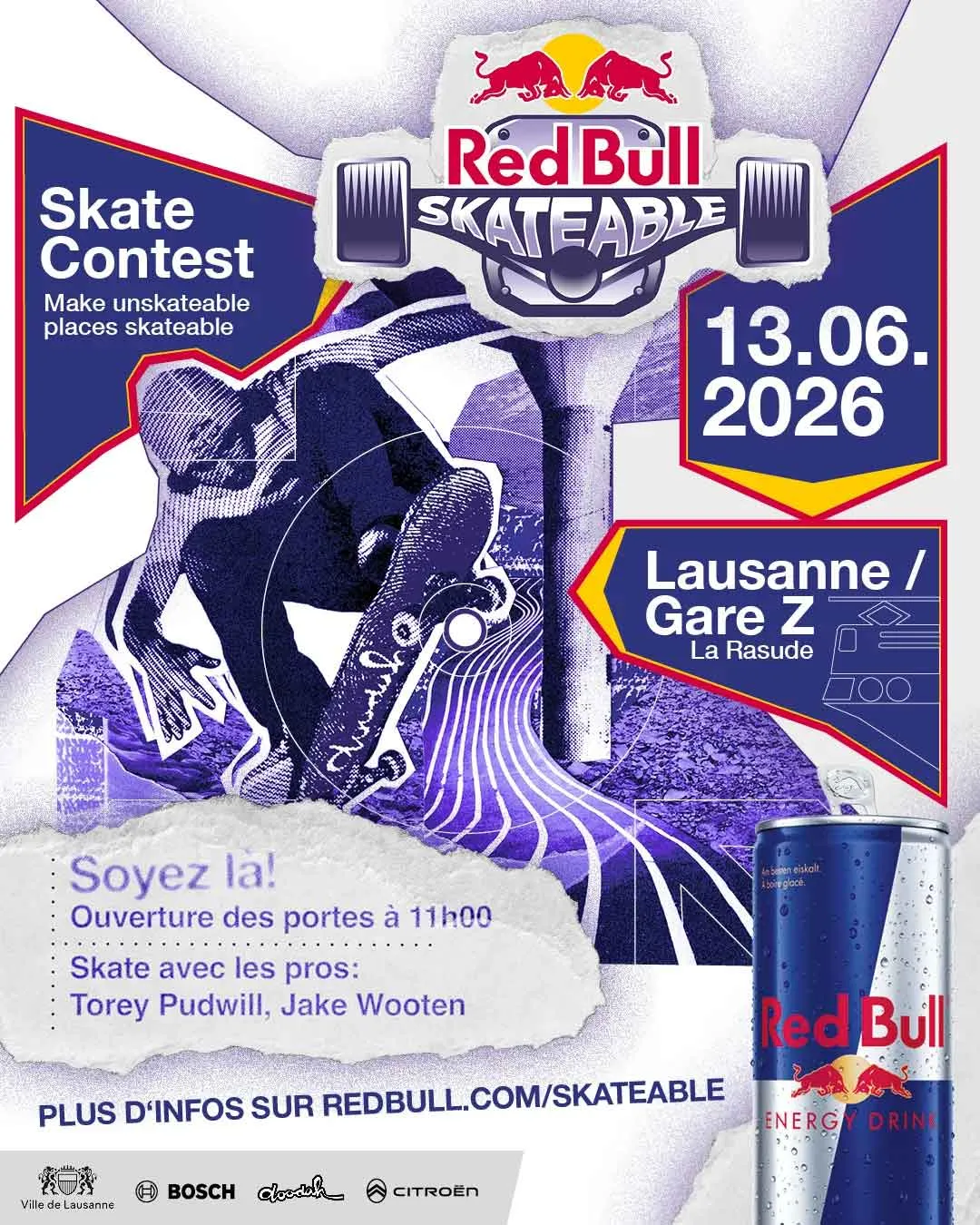 doodah red bull skateable lausanne