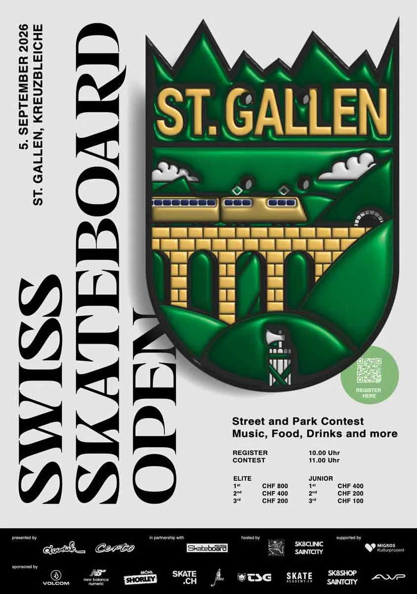 doodah Swiss Skateboard Open St. Gallen 2026