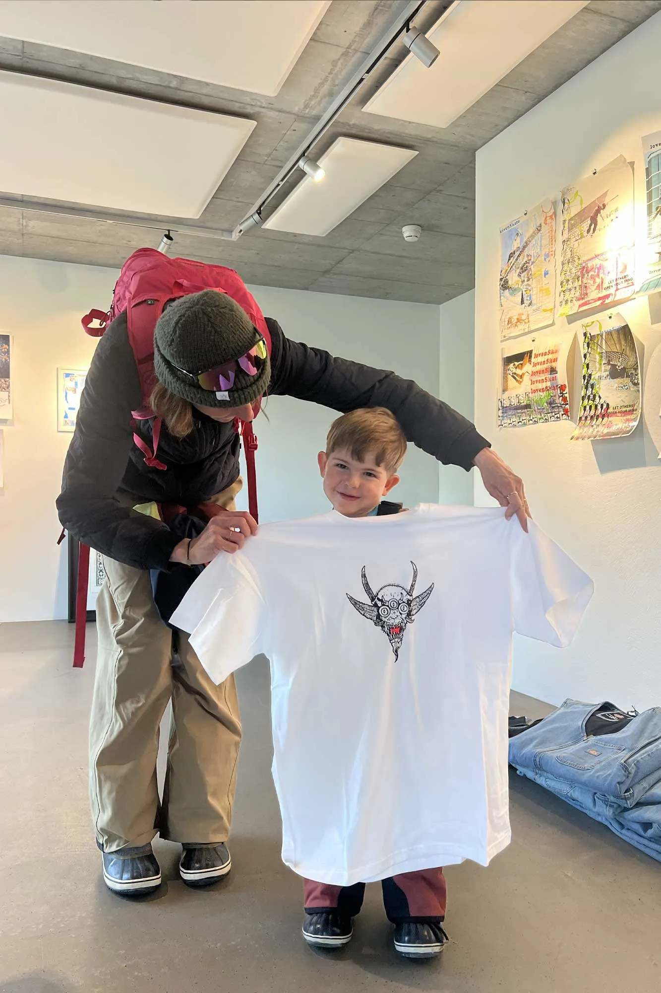 doodah Dylan Screen Print Workshop Team Trouble Laax 2025